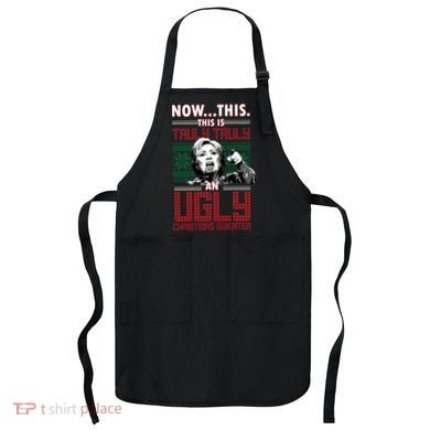 Hillary Now This Is Truly An Ugly Christmas Sweater Apron