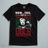 Hillary Now This Is Truly An Ugly Christmas Sweater T-Shirt thumb 5