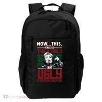 Hillary Now This Is Truly An Ugly Christmas Sweater Backpack thumb 0