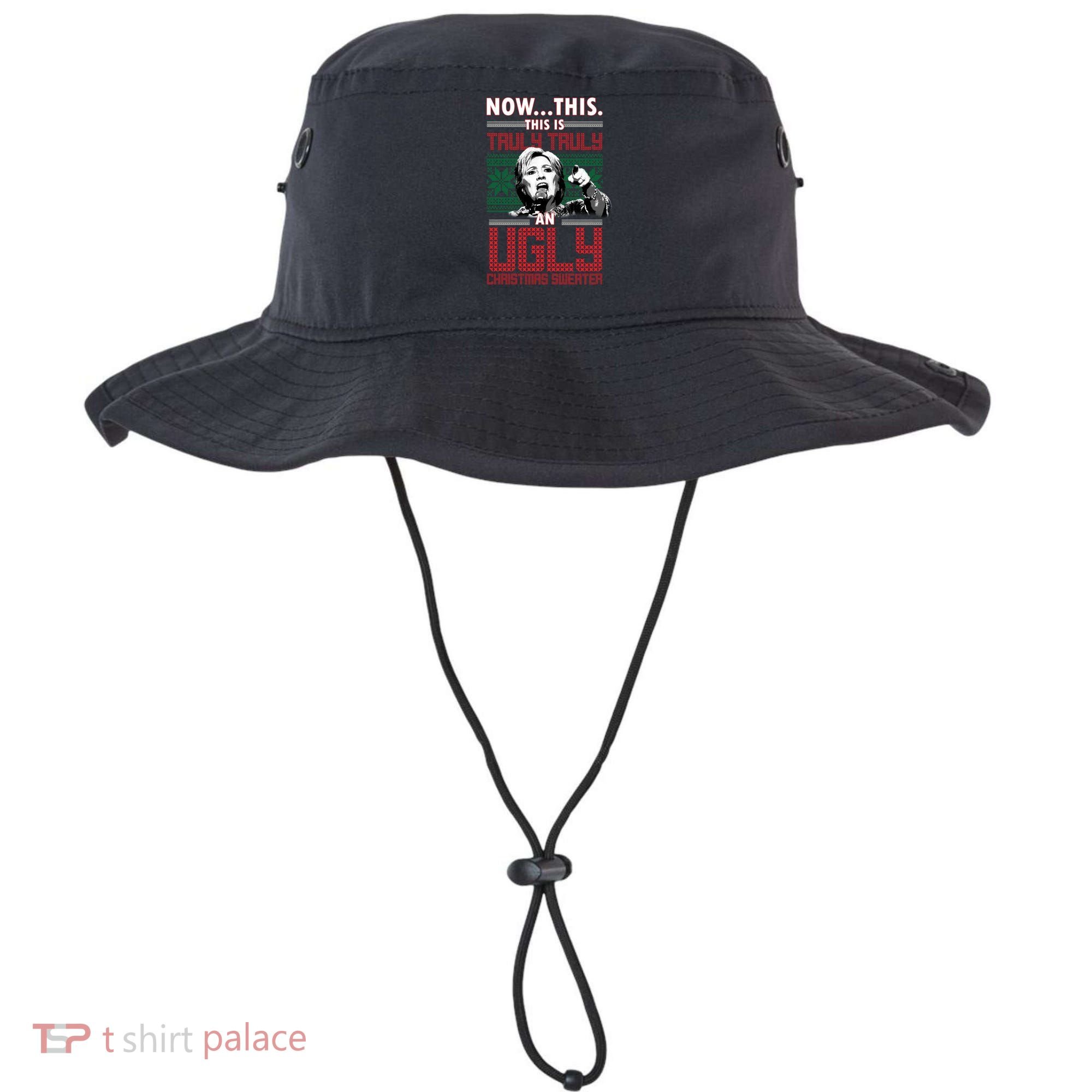 Hillary Now This Is Truly An Ugly Christmas Sweater Bucket Hat