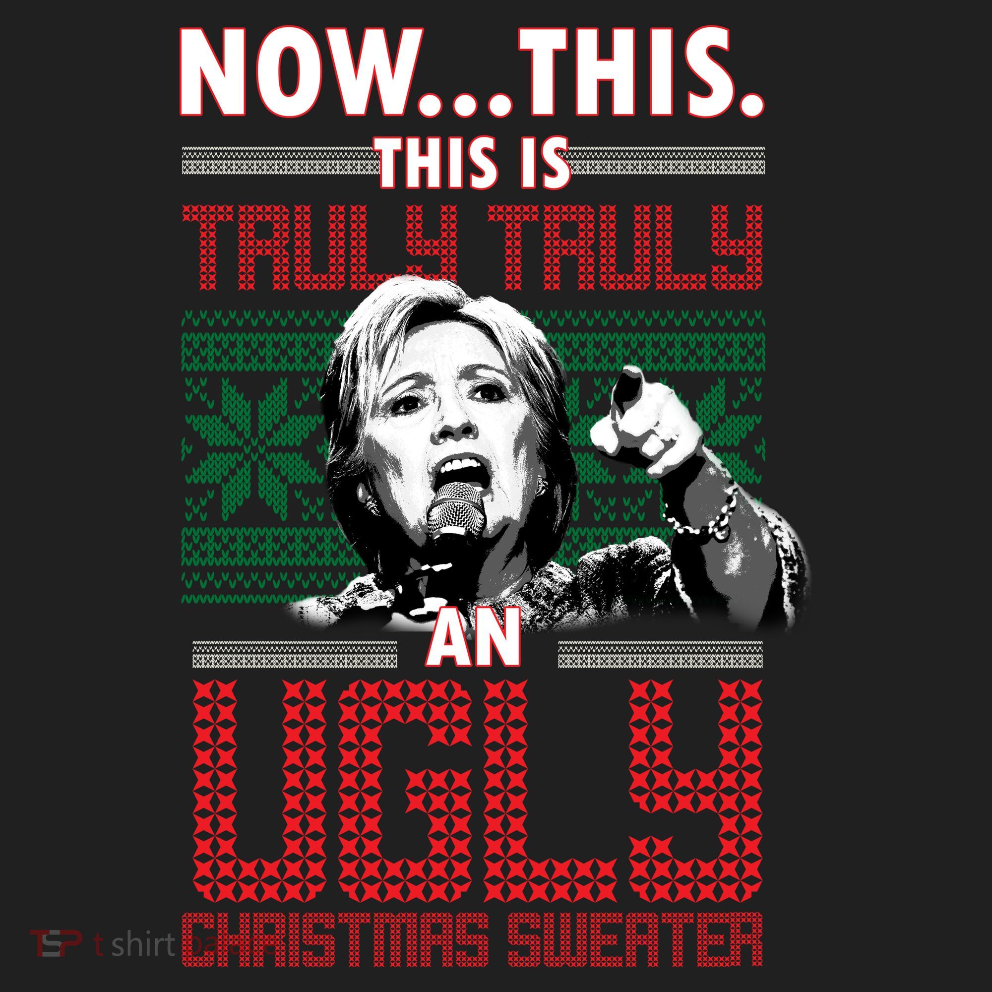 Hillary Now This Is Truly An Ugly Christmas Sweater Beanie