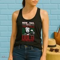 Hillary Now This Is Truly An Ugly Christmas Sweater Women's Tank Top thumb 2