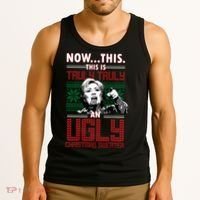 Hillary Now This Is Truly An Ugly Christmas Sweater Tank Top thumb 3