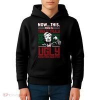 Hillary Now This Is Truly An Ugly Christmas Sweater Kids Hoodie thumb 4