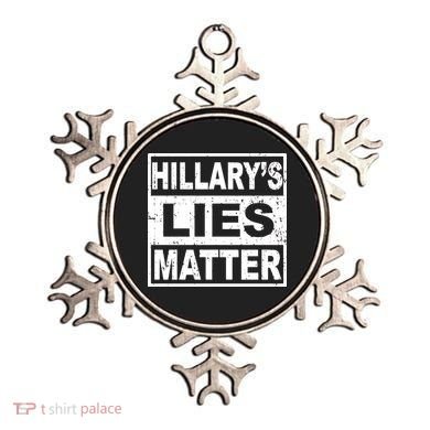 Hillary's Lies Matter Ornament