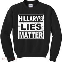 Hillary's Lies Matter Kids Sweatshirt thumb 0