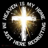 Heaven Is My Home Im Just Here Recruiting Funny Christian Great Gift Coffee Mug thumb 5