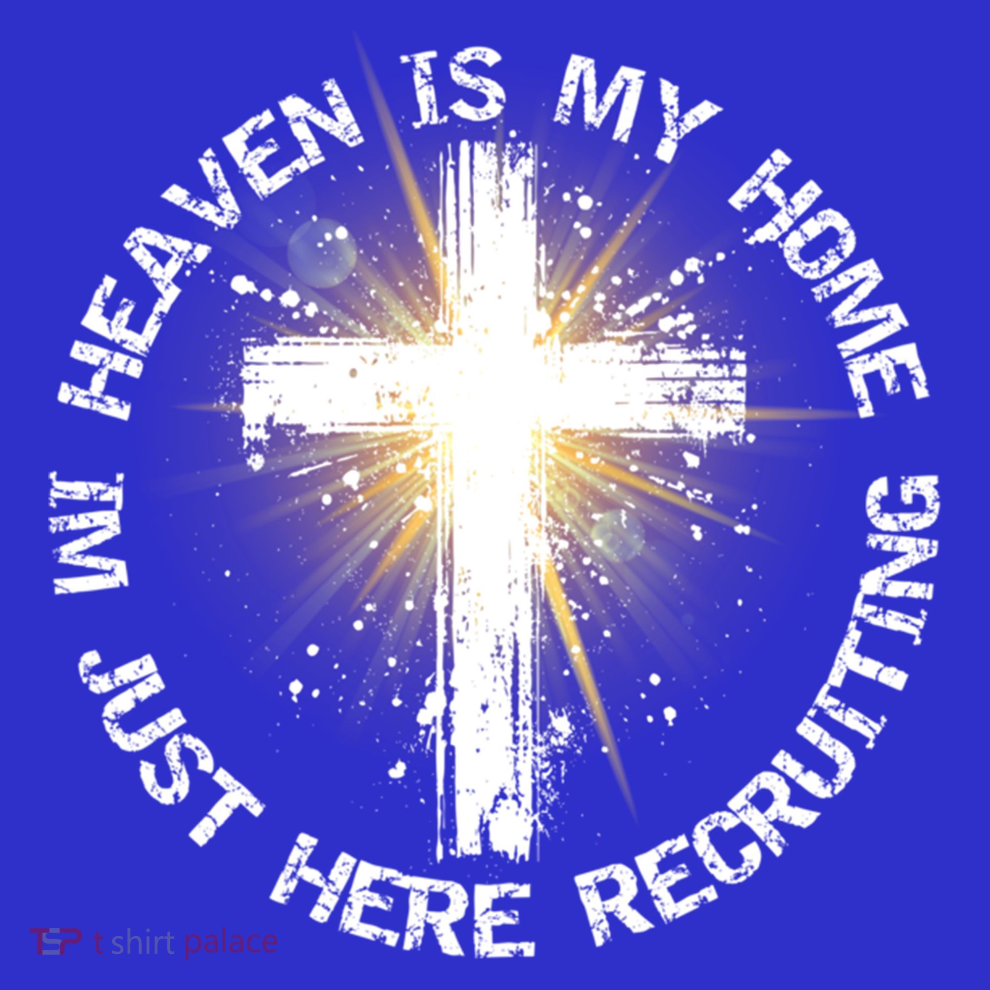 Heaven Is My Home Im Just Here Recruiting Funny Christian Great Gift Mousepad