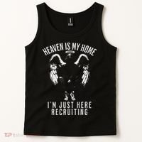 Heaven Is My Home IM Just Here Recruiting Tank Top thumb 2