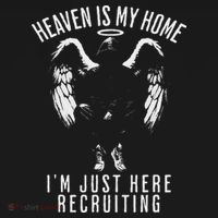 Heaven Is My Home IM Just Here Recruiting Visor thumb 3