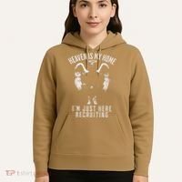 Heaven Is My Home IM Just Here Recruiting Hoodie thumb 5