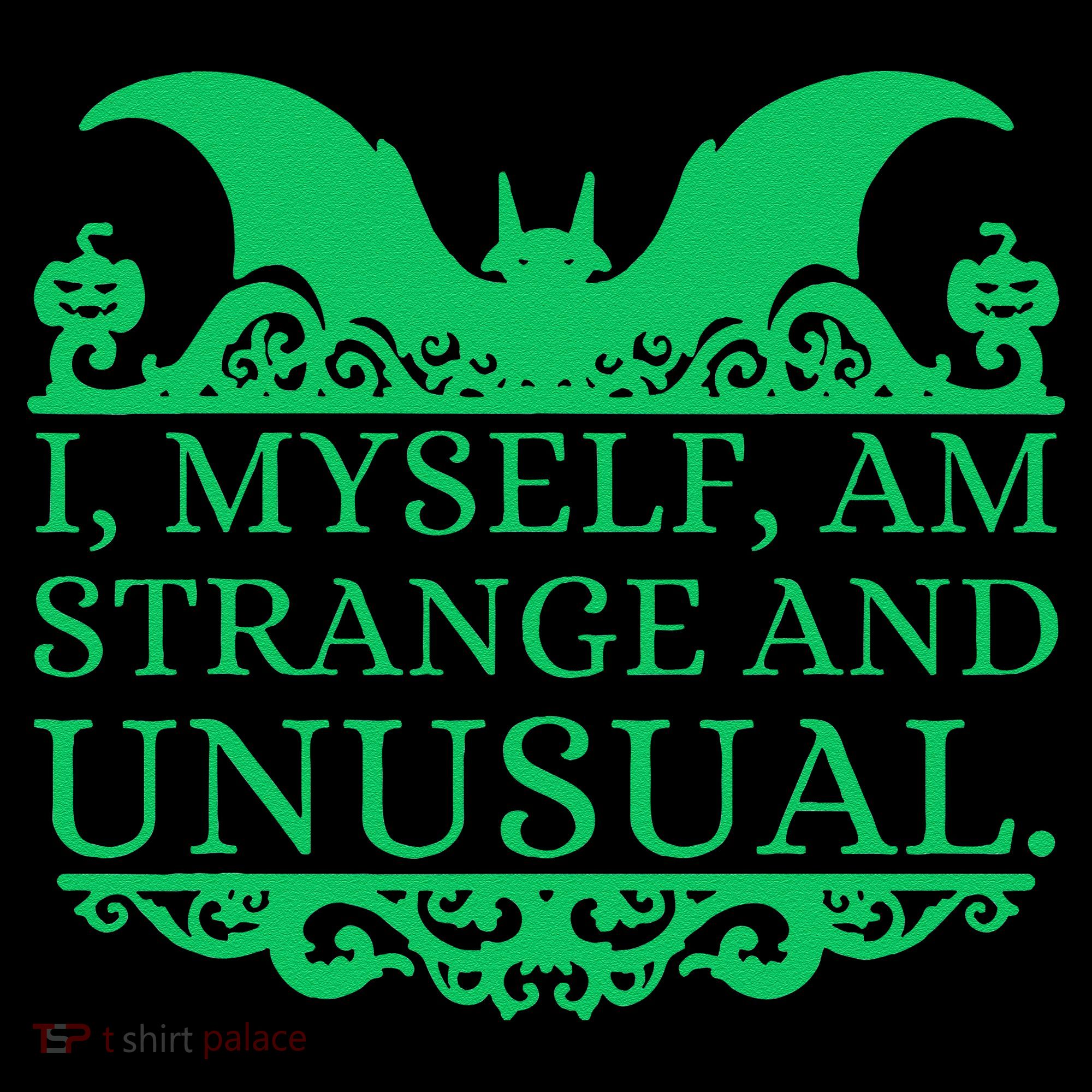 Halloween I Myself Am Strange And Unusual Bat Pumpkins Coffee Mug