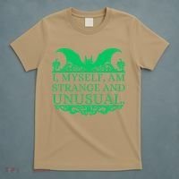 Halloween I Myself Am Strange And Unusual Bat Pumpkins T-Shirt thumb 5