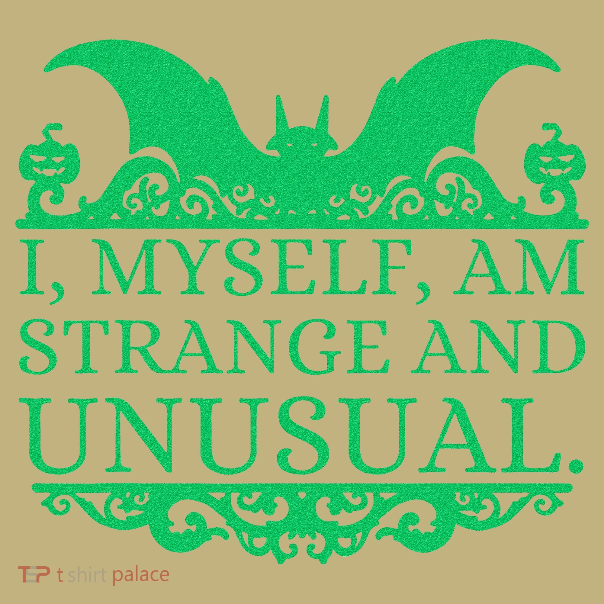 Halloween I Myself Am Strange And Unusual Bat Pumpkins Mousepad
