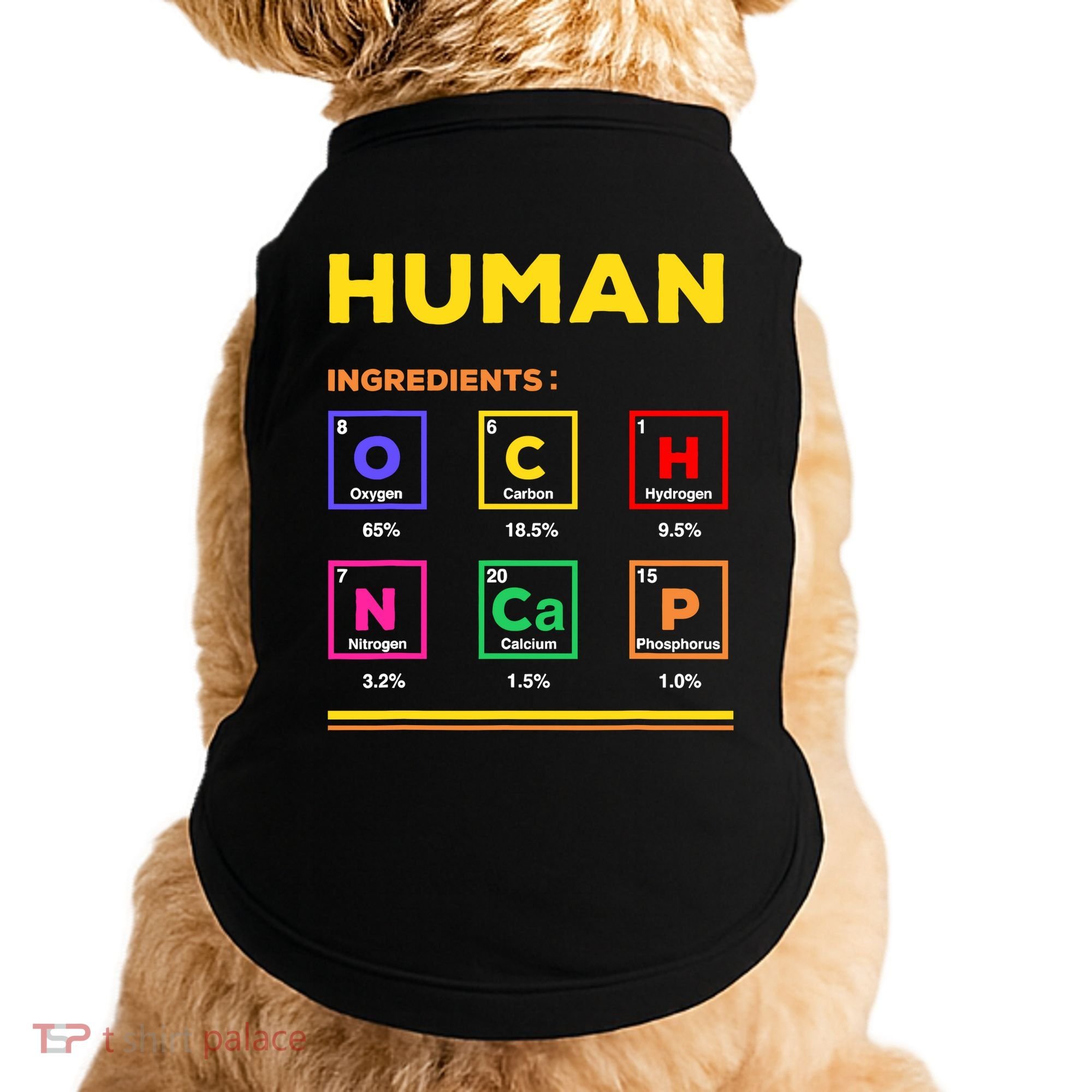 Human Ingredients Medical Laboratory Science Lab Technician Doggie Tank