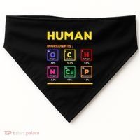 Human Ingredients Medical Laboratory Science Lab Technician USA-Made Doggie Bandana thumb 0