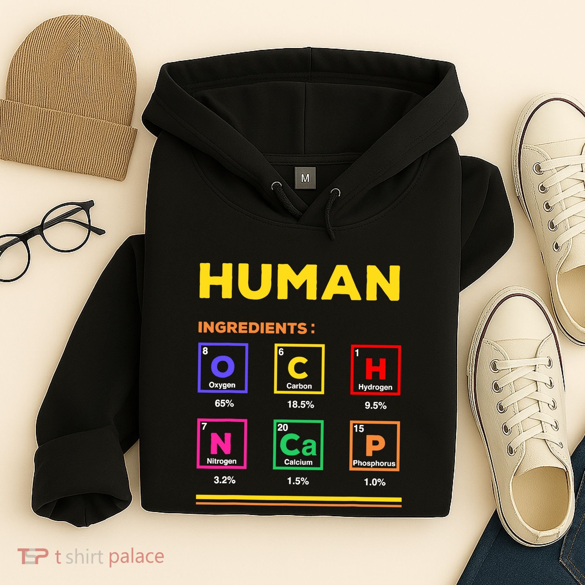 Human Ingredients Medical Laboratory Science Lab Technician Hoodie