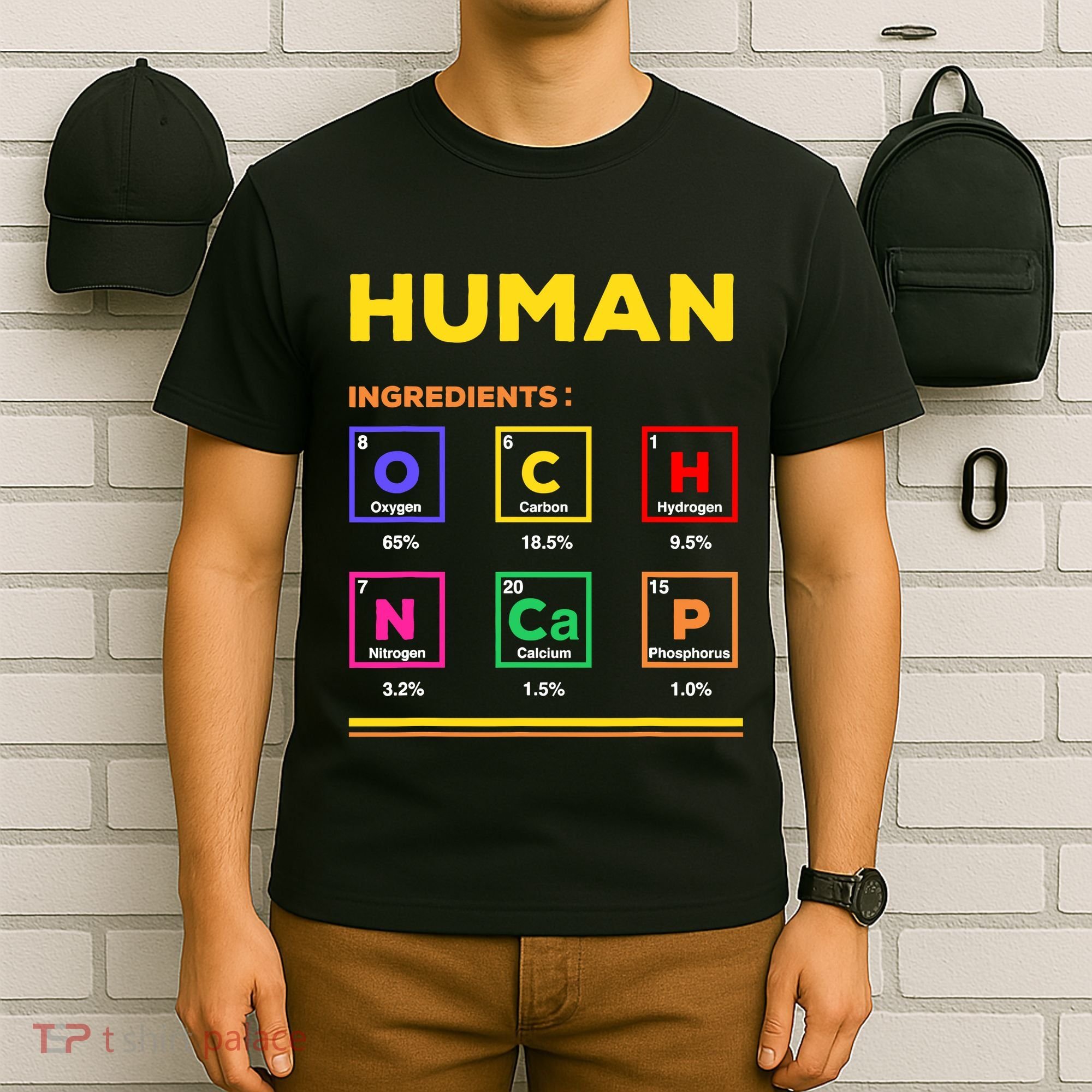 Human Ingredients Medical Laboratory Science Lab Technician T-Shirt