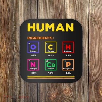 Human Ingredients Medical Laboratory Science Lab Technician Coaster