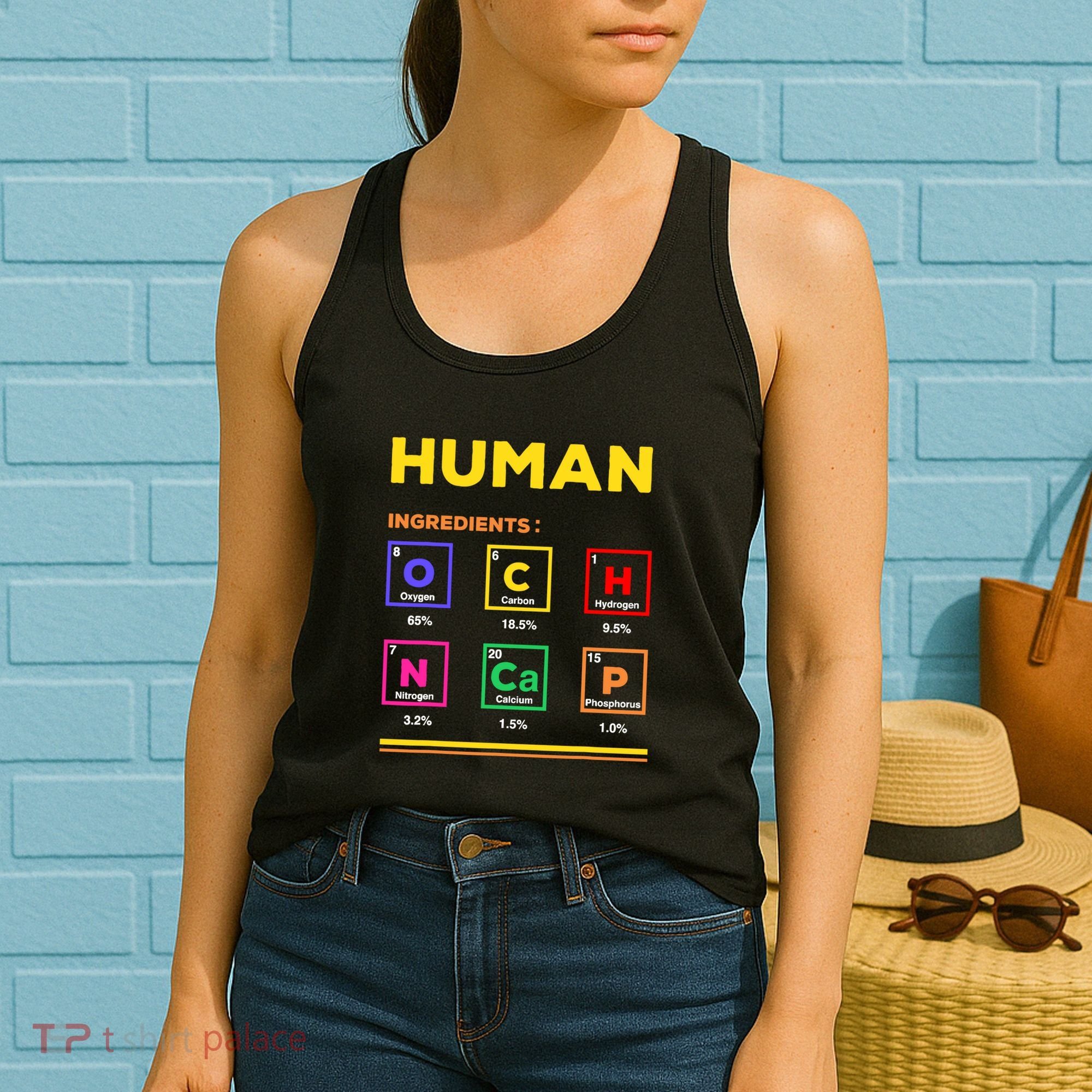 Human Ingredients Medical Laboratory Science Lab Technician Women's Tank Top