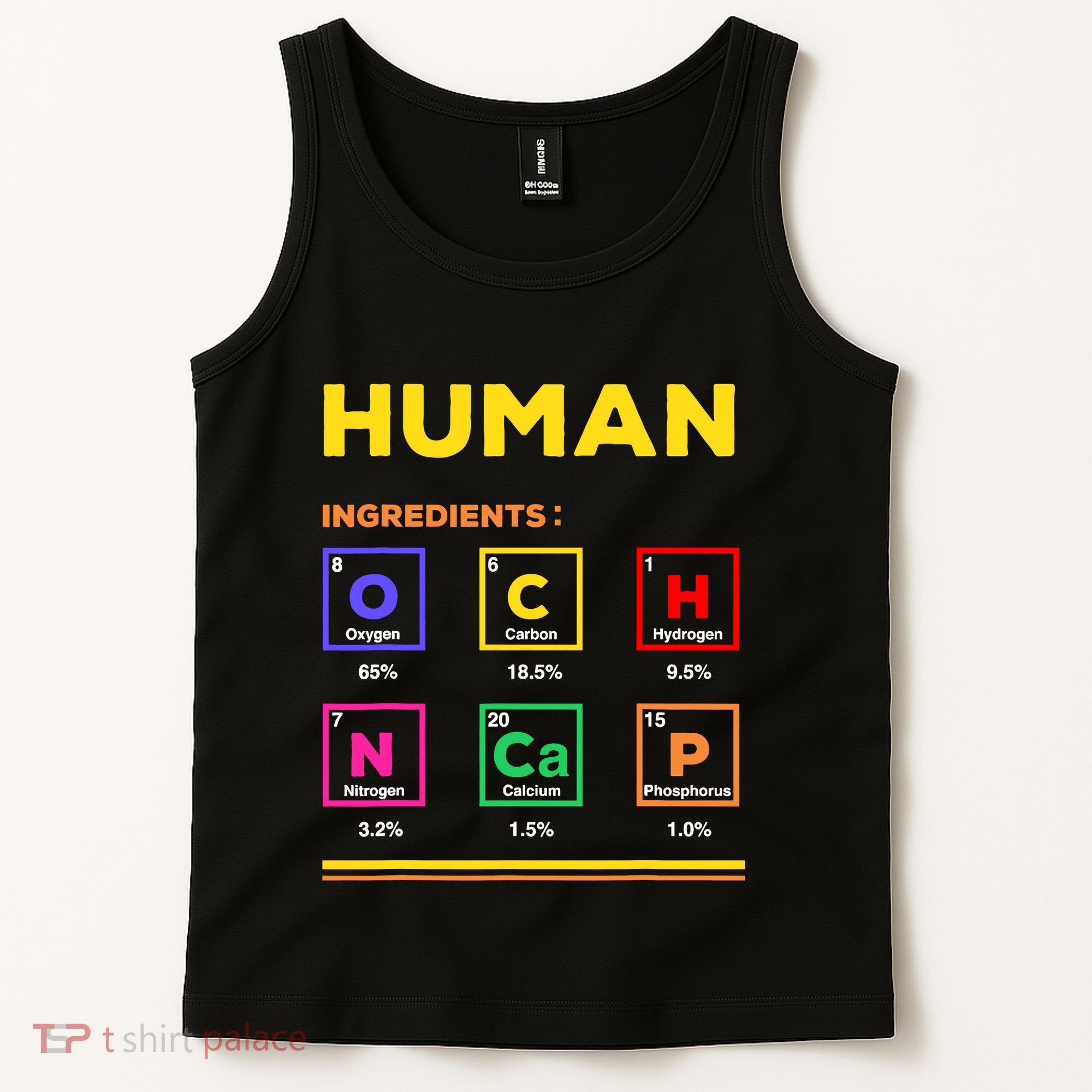 Human Ingredients Medical Laboratory Science Lab Technician Tank Top