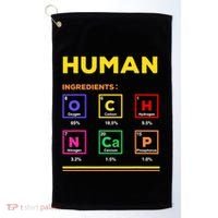Human Ingredients Medical Laboratory Science Lab Technician Golf Towel thumb 0