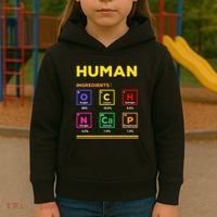 Human Ingredients Medical Laboratory Science Lab Technician Kids Hoodie thumb 3