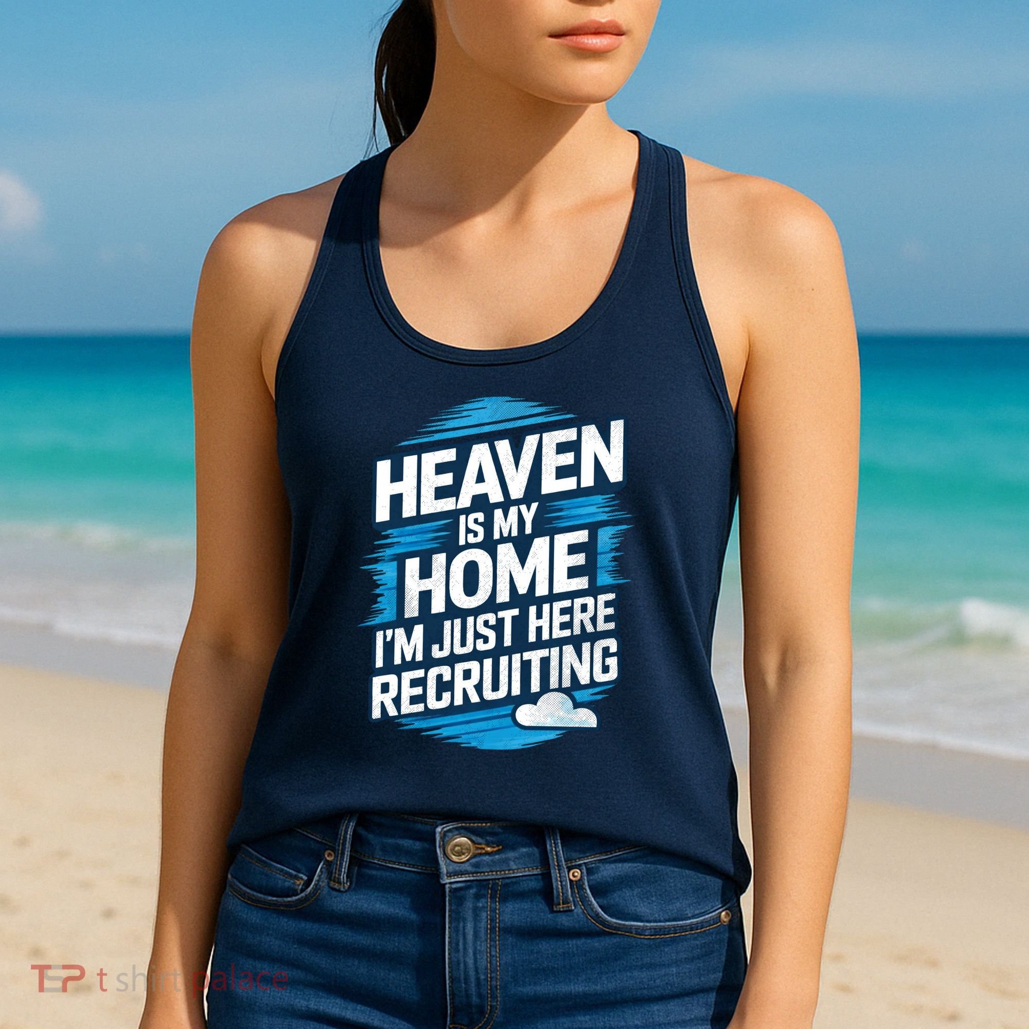 Heaven Is My Home I'm Just Here Women's Tank Top