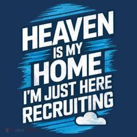 Heaven Is My Home I'm Just Here Golf Towel thumb 3