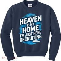 Heaven Is My Home I'm Just Here Kids Sweatshirt thumb 0