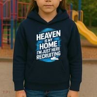 Heaven Is My Home I'm Just Here Kids Hoodie thumb 3