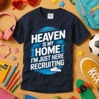 Heaven Is My Home I'm Just Here Kids T-Shirt thumb 3