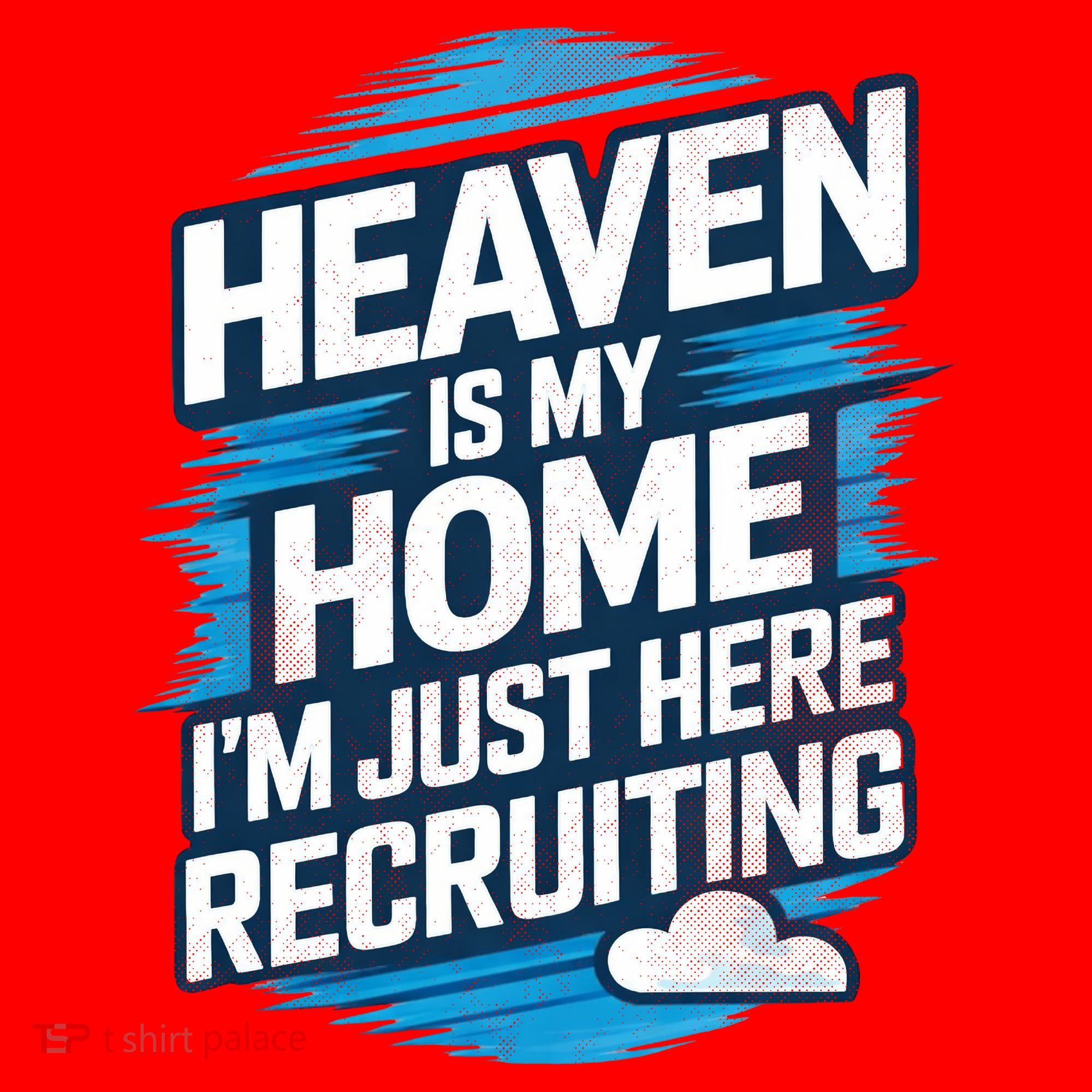 Heaven Is My Home I'm Just Here Santa Hat