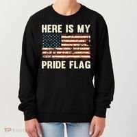 Here is My Pride Flag Women's Sweatshirt thumb 0