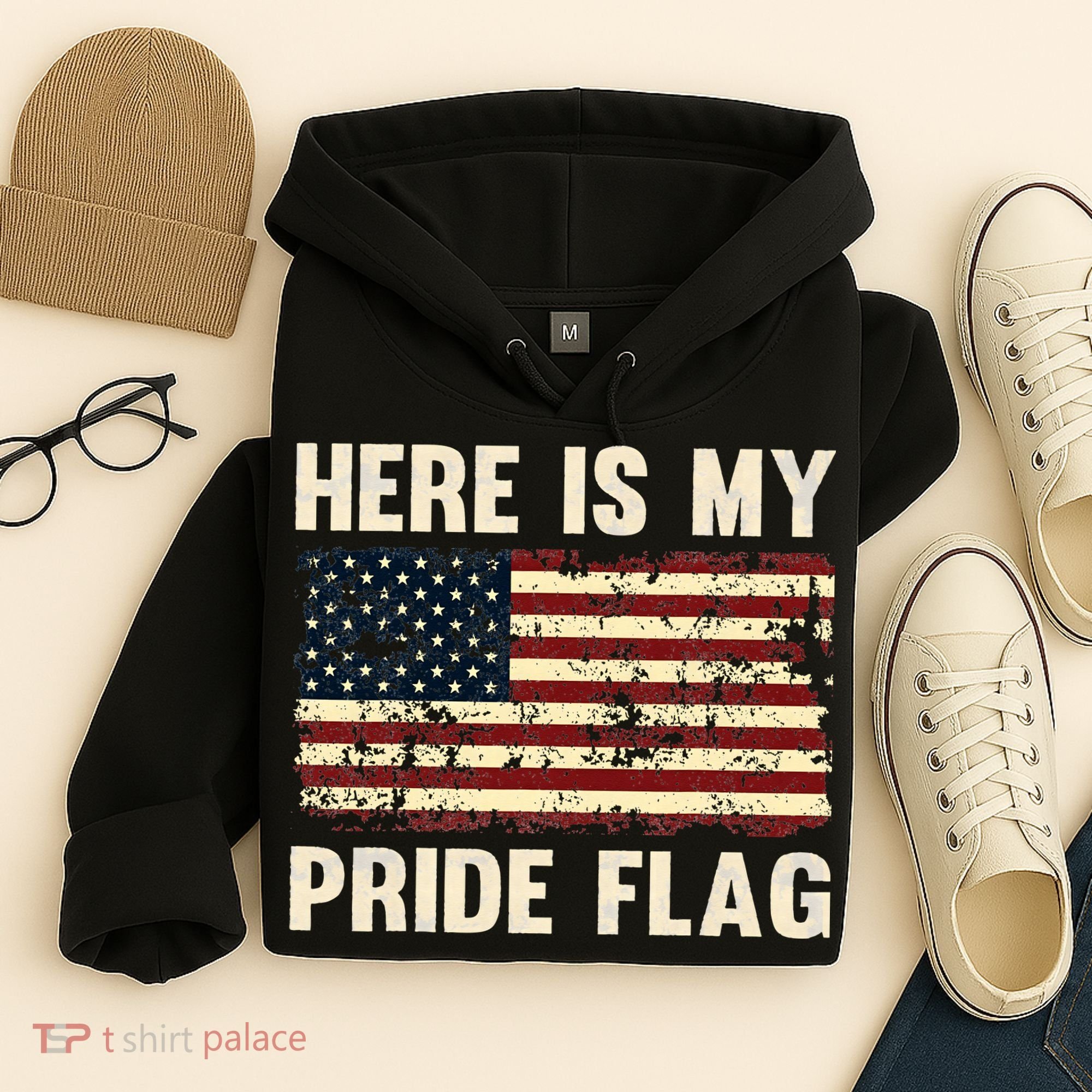 Here is My Pride Flag Hoodie