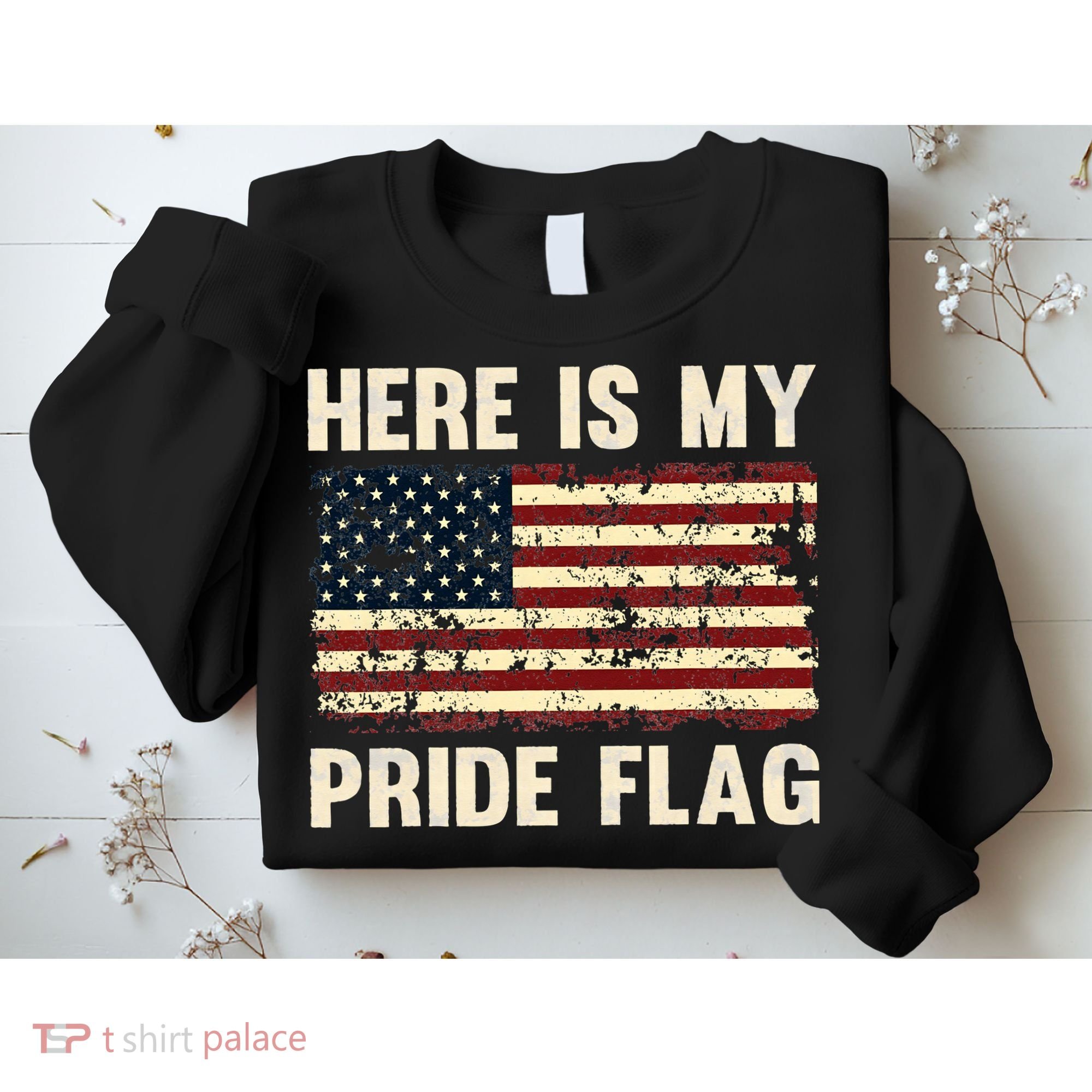 Here is My Pride Flag Sweatshirt