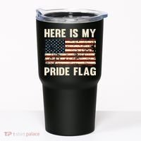 Here is My Pride Flag Tumbler thumb 0