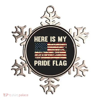 Here is My Pride Flag Ornament