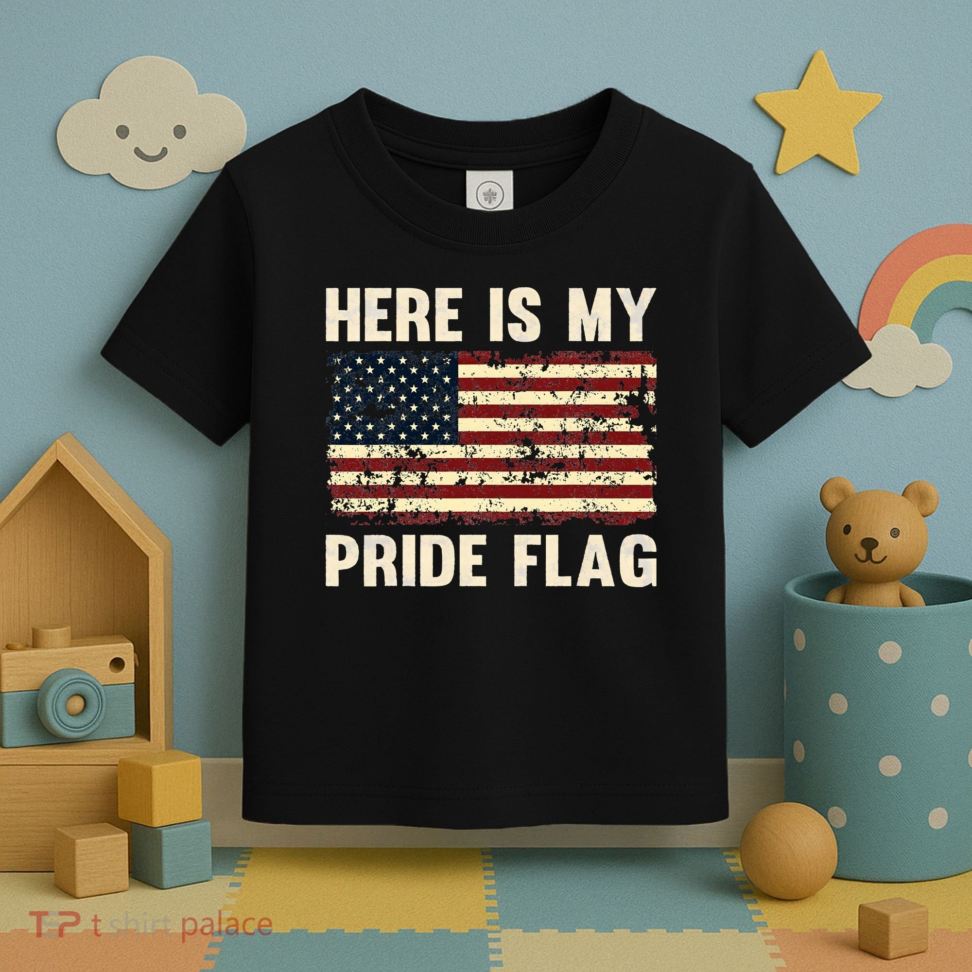 Here is My Pride Flag Toddler T-Shirt