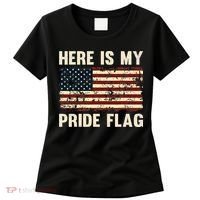 Here is My Pride Flag Women's T-Shirt thumb 0