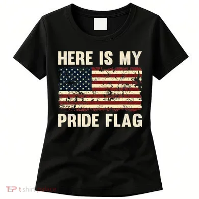 Here is My Pride Flag Women's T-Shirt