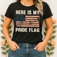 Here is My Pride Flag Women's T-Shirt thumb 2