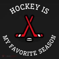 Hockey Is My Favorite Season Fun And Gift Backpack thumb 2
