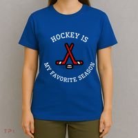 Hockey Is My Favorite Season Fun And Gift T-Shirt thumb 4