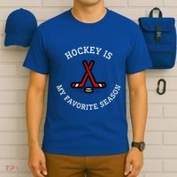 Hockey Is My Favorite Season Fun And Gift T-Shirt thumb 6