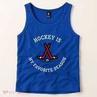 Hockey Is My Favorite Season Fun And Gift Tank Top thumb 2
