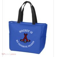 Hockey Is My Favorite Season Fun And Gift Tote Bag thumb 3