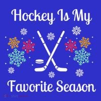 Hockey Is My Favorite Season Christmas Winer Snow Cute Gift Sweatshirt thumb 3