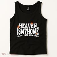 Heaven Is My Home Im Just Recruiting Christian Faith Jesus Tank Top thumb 2