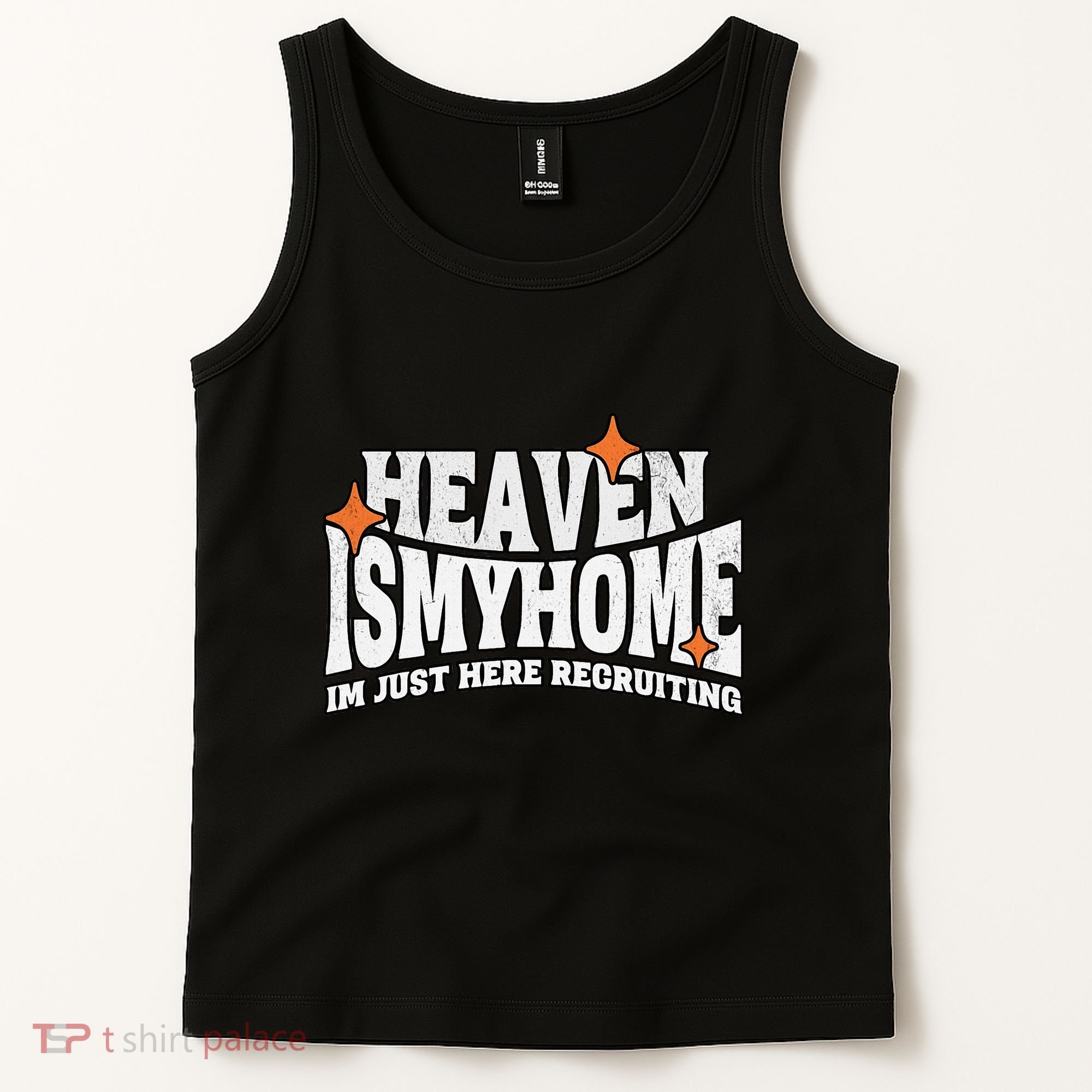Heaven Is My Home Im Just Recruiting Christian Faith Jesus Tank Top